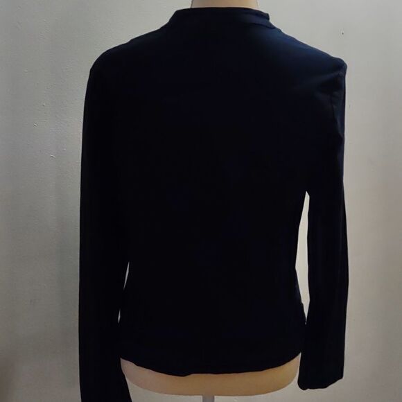 Tribal Women's Size M navy classic jacket lightweight‎ zip front - Picture 3 of 6